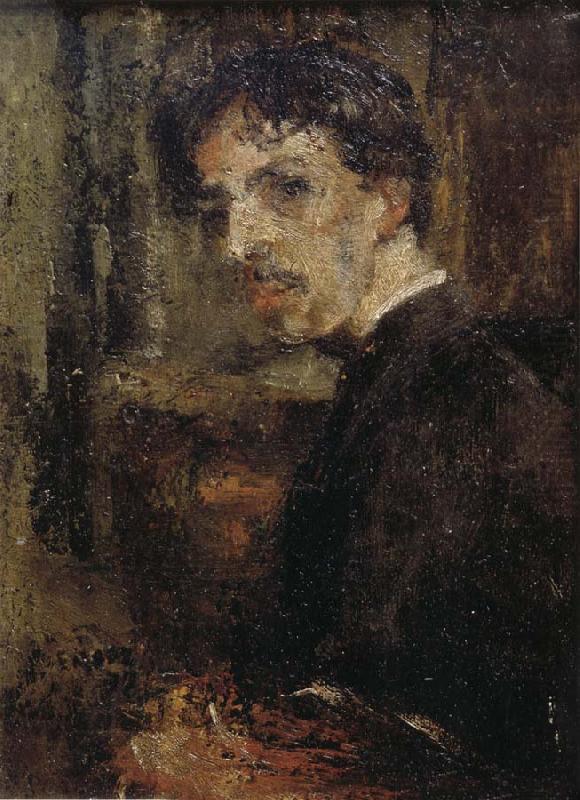 Self-Portrait,Called The Little Head, James Ensor